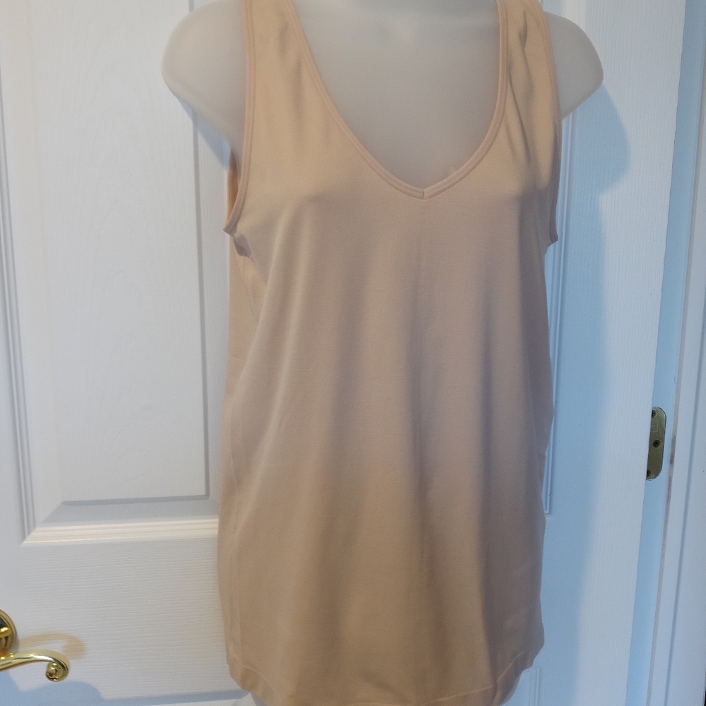 Nude Color Reversible Tank Top